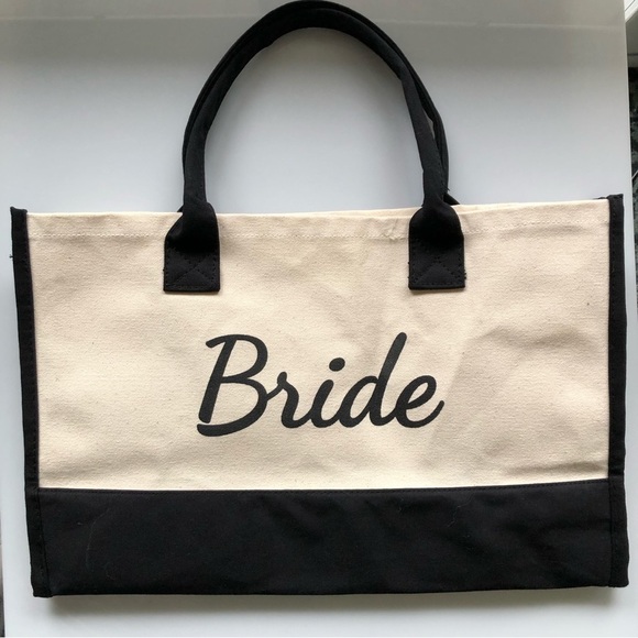 Bride’s Tote Bag~Canvas LG Capacity - Picture 1 of 5